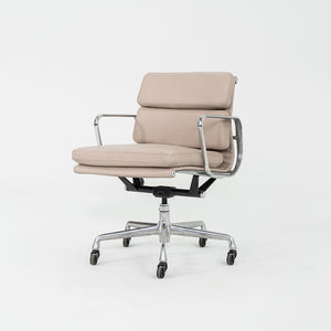 2010s Herman Miller Eames Soft Pad Management Desk Chair in Beige Leather