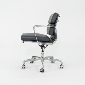 2010s Herman Miller Eames Soft Pad Management Desk Chair in Grey Leather