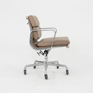 SOLD 2010s Herman Miller Eames Soft Pad Management Desk Chair in Beige Leather