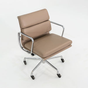 SOLD 2010s Herman Miller Eames Soft Pad Management Desk Chair in Beige Leather