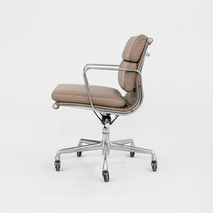 SOLD 2010s Herman Miller Eames Soft Pad Management Desk Chair in Beige Leather