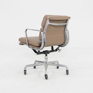 SOLD 2010s Herman Miller Eames Soft Pad Management Desk Chair in Beige Leather