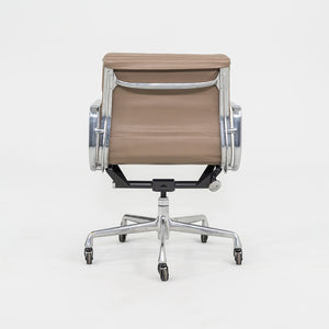 SOLD 2010s Herman Miller Eames Soft Pad Management Desk Chair in Beige Leather