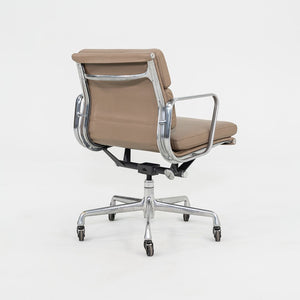 SOLD 2010s Herman Miller Eames Soft Pad Management Desk Chair in Beige Leather