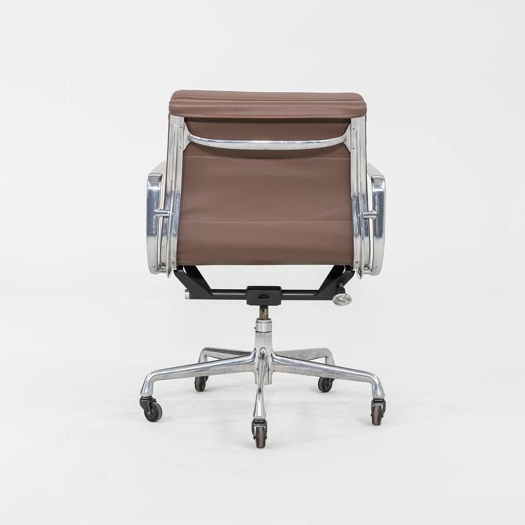 SOLD 2010s Herman Miller Eames Soft Pad Management Desk Chair in Brown Leather