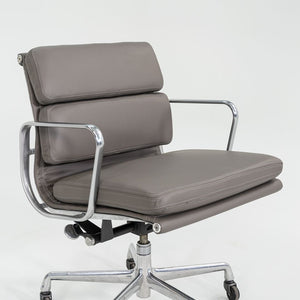 2010s Herman Miller Eames Soft Pad Management Desk Chair in Grey Leather