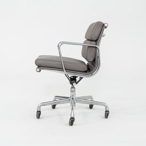 2010s Herman Miller Eames Soft Pad Management Desk Chair in Grey Leather