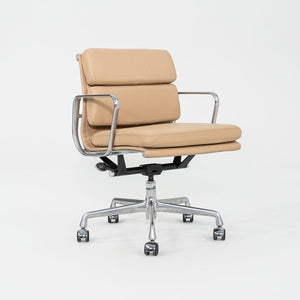 2010s Herman Miller Eames Soft Pad Management Desk Chair in Tan Leather