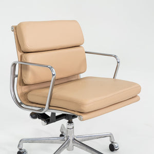 2010s Herman Miller Eames Soft Pad Management Desk Chair in Tan Leather