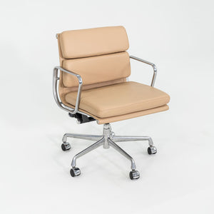 2010s Herman Miller Eames Soft Pad Management Desk Chair in Tan Leather