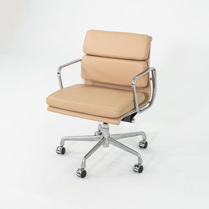 2010s Herman Miller Eames Soft Pad Management Desk Chair in Tan Leather