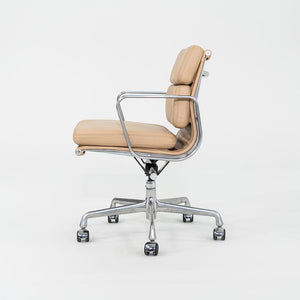 2010s Herman Miller Eames Soft Pad Management Desk Chair in Tan Leather