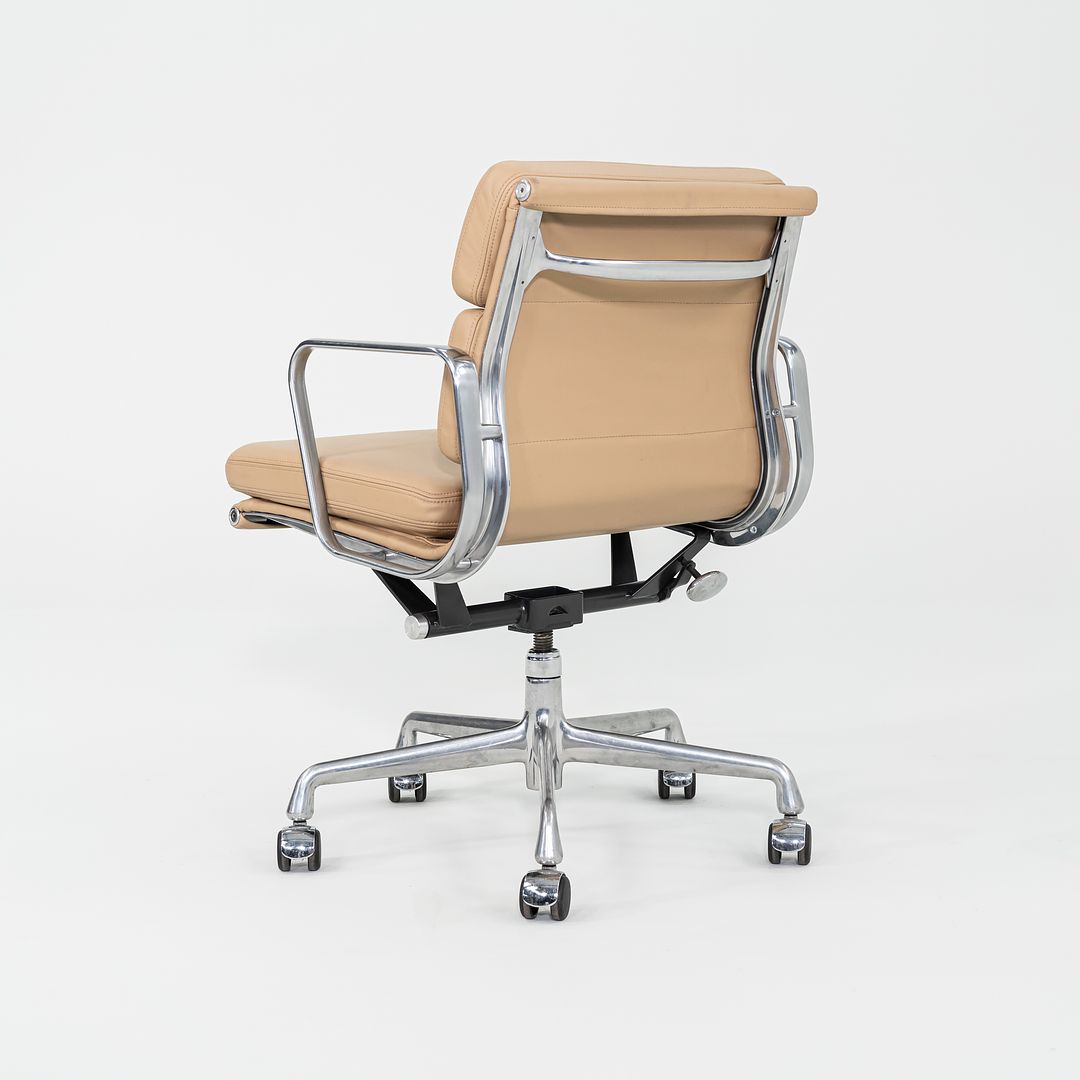 2010s Herman Miller Eames Soft Pad Management Desk Chair in Tan Leather