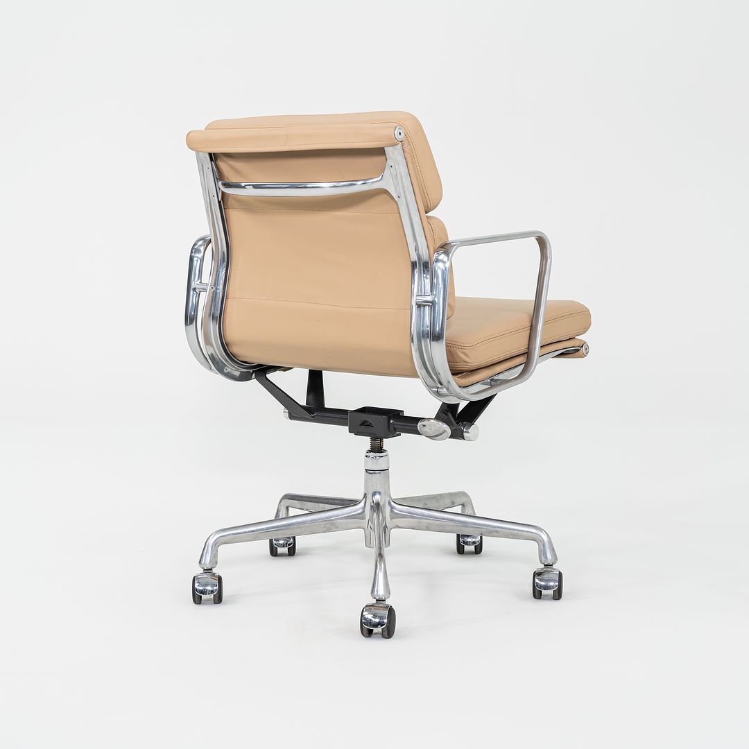 2010s Herman Miller Eames Soft Pad Management Desk Chair in Tan Leather