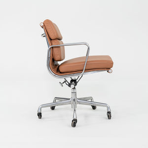 SOLD 2010s Herman Miller Eames Soft Pad Management Desk Chair in Cognac Leather