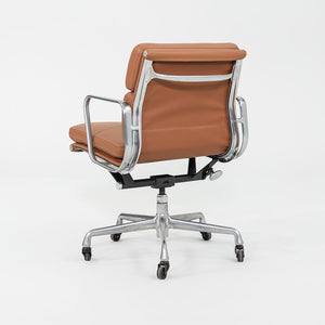 SOLD 2010s Herman Miller Eames Soft Pad Management Desk Chair in Cognac Leather