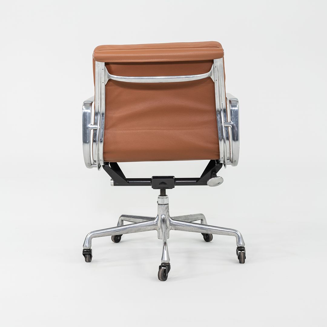 SOLD 2010s Herman Miller Eames Soft Pad Management Desk Chair in Cognac Leather