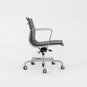 2010s Herman Miller Eames Aluminum Group Management Desk Chair in Black Leather 3x Available