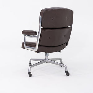 1970s Herman Miller Eames Time Life Chair in Brown Edelman Leather