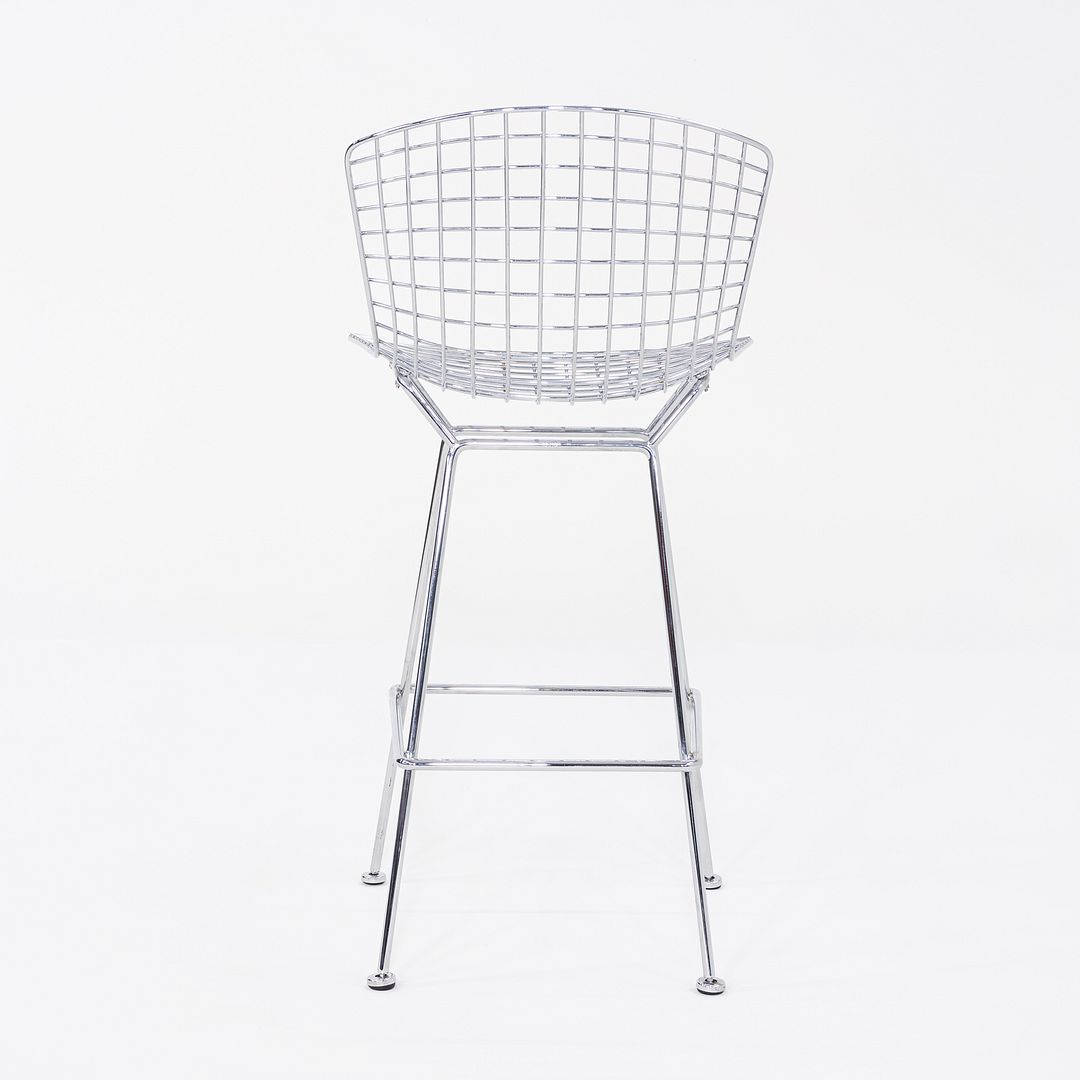 2010s Harry Bertoia for Knoll Bar Stool in Chrome 4x Available