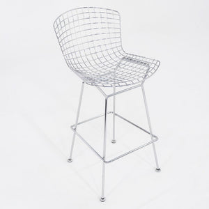 2010s Harry Bertoia for Knoll Bar Stool in Chrome 4x Available