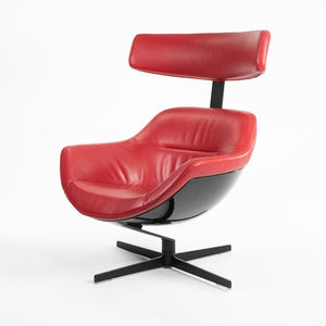 2013 277 Auckland Lounge Chair by Jean-Marie Massaud for Cassina in Red Leather 2x Available