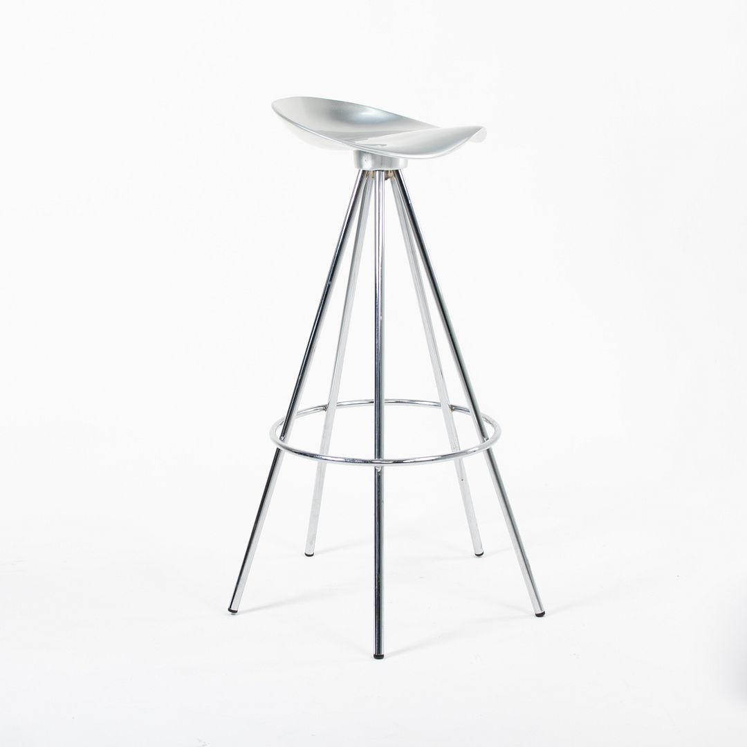 2000s Jamaica Bar Stool by Pepe Cortes for Knoll in Cast Aluminum and Chromed-Steel 10x Available