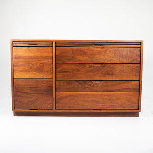 1979 Walnut Credenza Cabinet by Arden Riddle, Studio Craft Furniture Maker