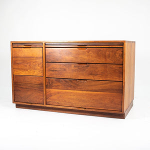 1979 Walnut Credenza Cabinet by Arden Riddle, Studio Craft Furniture Maker