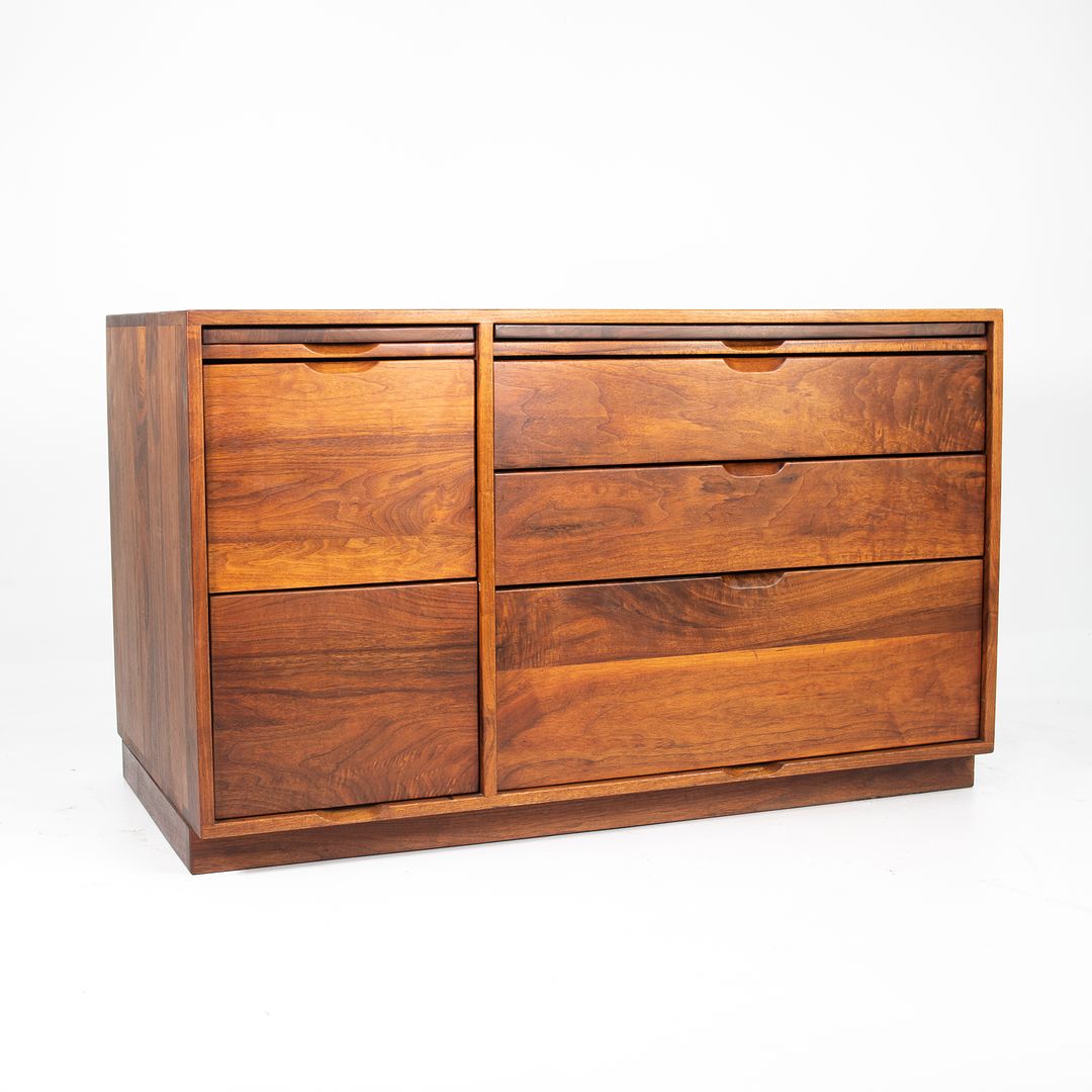 1979 Walnut Credenza Cabinet by Arden Riddle, Studio Craft Furniture Maker