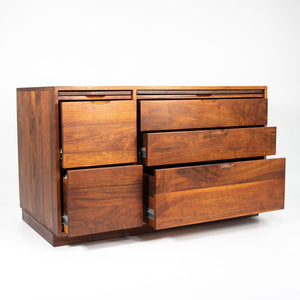 1979 Walnut Credenza Cabinet by Arden Riddle, Studio Craft Furniture Maker