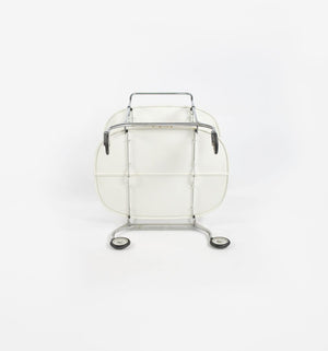 2009 Gastone Trolley Bar Cart / Tray Table, Model 4470 by Antonio Citterio and Glen Oliver Low for Kartell Steel, Chrome, Aluminum, Plastic, Paint, Rubber