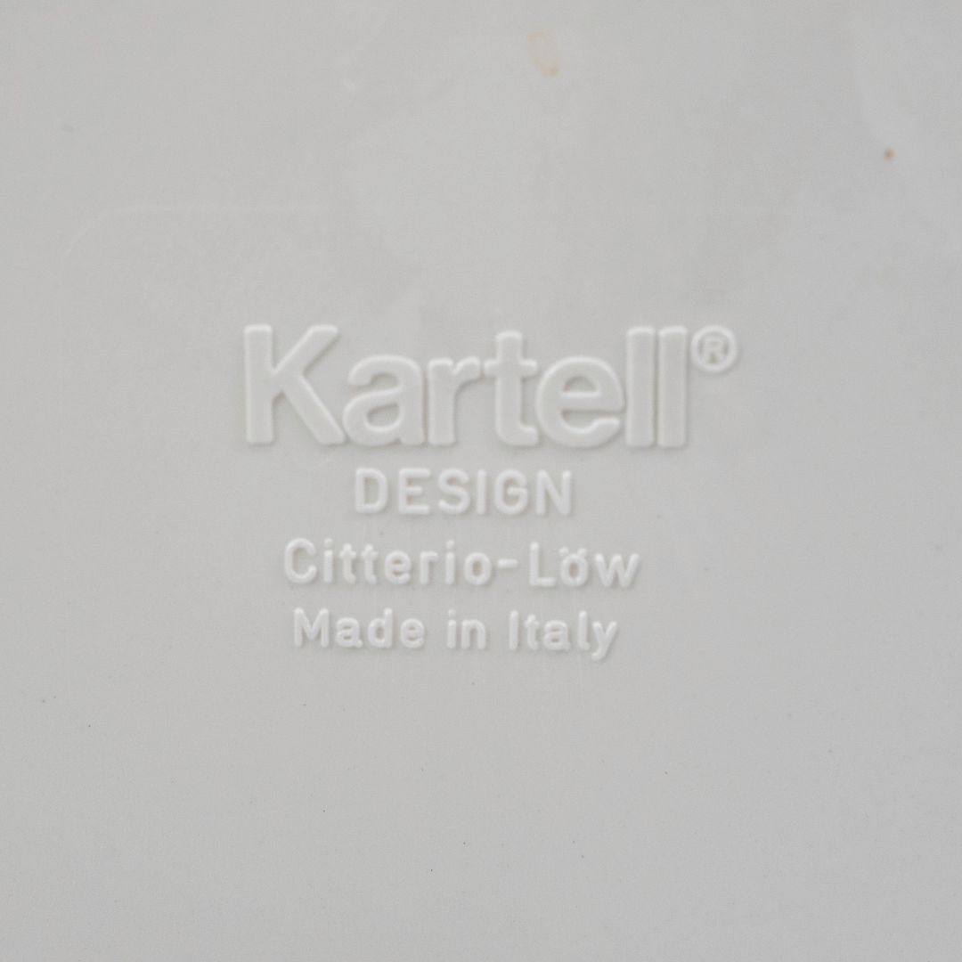 2009 Gastone Trolley Bar Cart / Tray Table, Model 4470 by Antonio Citterio and Glen Oliver Low for Kartell Steel, Chrome, Aluminum, Plastic, Paint, Rubber