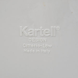 2009 Gastone Trolley Bar Cart / Tray Table, Model 4470 by Antonio Citterio and Glen Oliver Low for Kartell Steel, Chrome, Aluminum, Plastic, Paint, Rubber