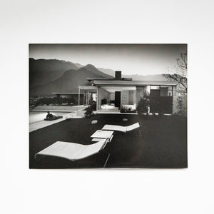 C. 1947 Photograph by Julius Shulman of Kaufmann House by Richard Neutra 8x10 in