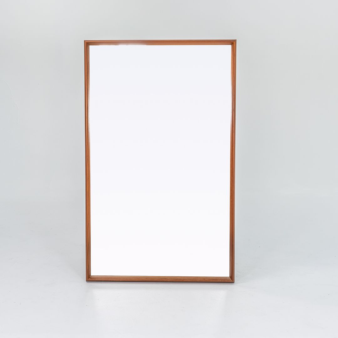 1960s Teak Rectangular Wall Mirror by Pedersen & Hansen for Viby J. in Teak