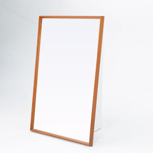 1960s Teak Rectangular Wall Mirror by Pedersen & Hansen for Viby J. in Teak