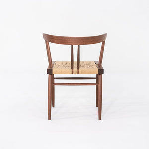 2014 Set of Six Mira Nakashima Grass Seated Dining Chairs in Black Walnut