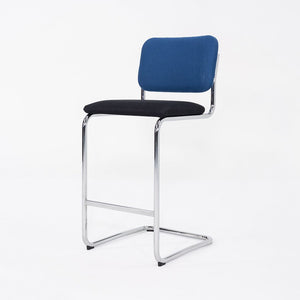 2019 Marcel Breuer for Knoll Cesca Bar Stools in Two Tone Fabric 6x Available