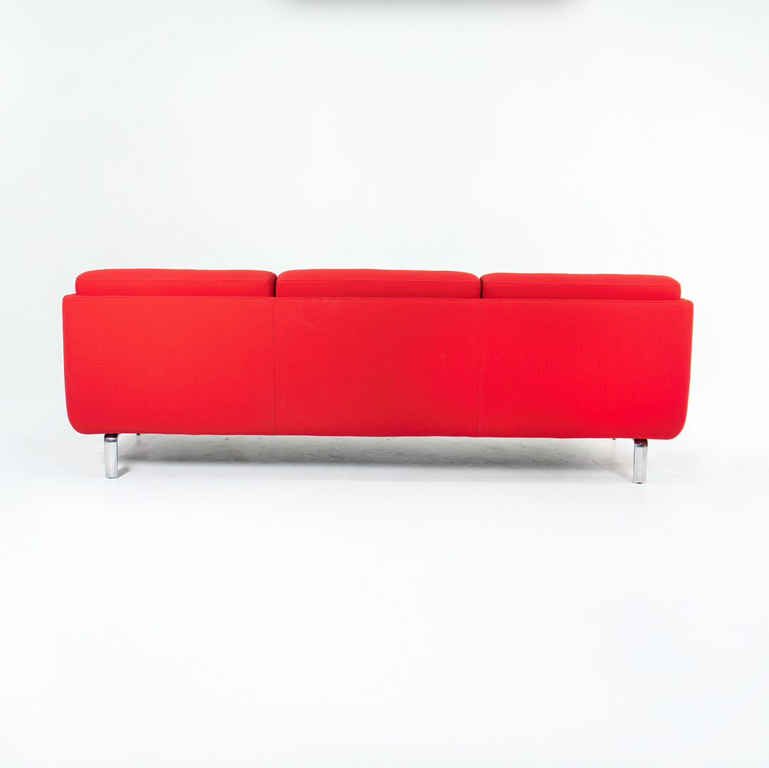 2008 Three-Seat Sofa Low Arm by Arik Levy for Bernhardt Design in Red Fabric 3x Available