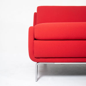 2008 Three-Seat Sofa Low Arm by Arik Levy for Bernhardt Design in Red Fabric 3x Available