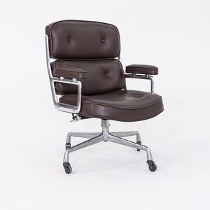 1970s Herman Miller Eames Time Life Chair in Brown Edelman Leather