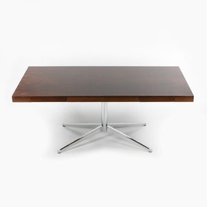 1960s Florence Knoll Partners Desk, Model 2485 in Brazilian Rosewood and Chrome