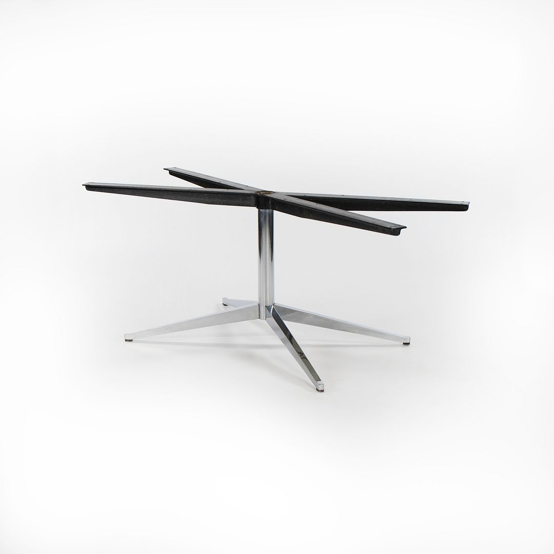 1960s Florence Knoll Partners Desk, Model 2485 in Brazilian Rosewood and Chrome