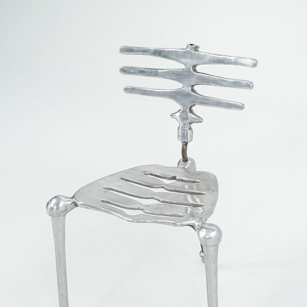 1994 Skeleton Chair, Model 130064 by Michael Aram in Cast Aluminum