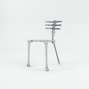 1994 Skeleton Chair, Model 130064 by Michael Aram in Cast Aluminum