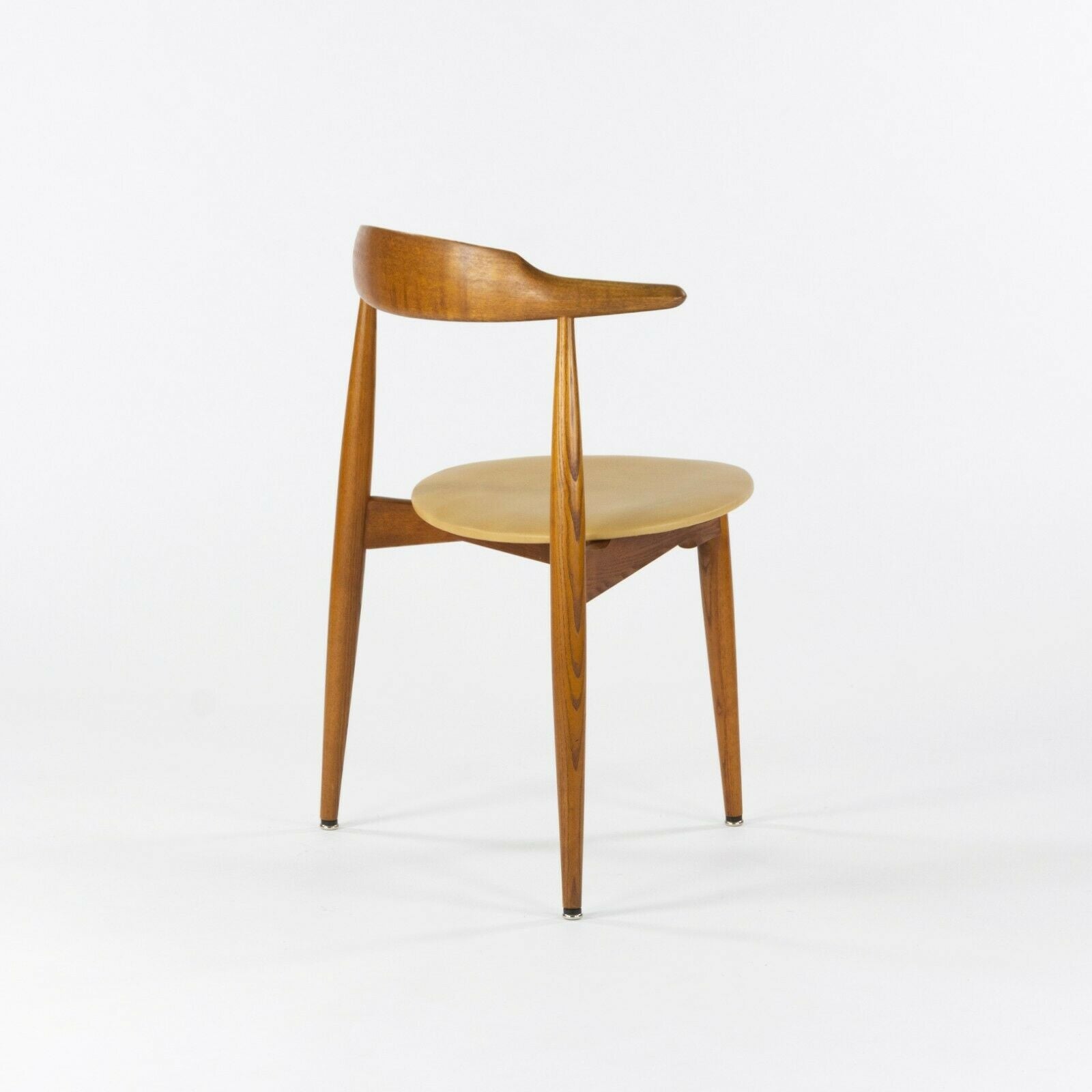 SOLD 1950s Hans Wegner Stacking Heart FH4103 Oak Dining Chairs by Fritz Hansen of Denmark