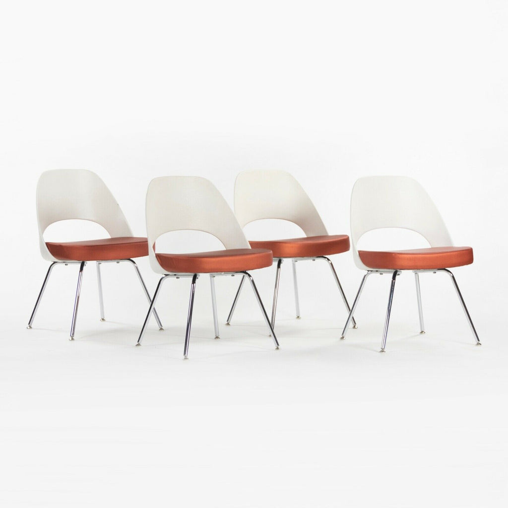 SOLD 2012 Eero Saarinen Knoll Executive Armless Dining Side Chairs 4 or 8 Available