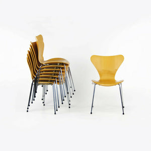 2001 Arne Jacobsen for Fritz Hansen Knoll Series 7 Stacking and Interlocking Chairs