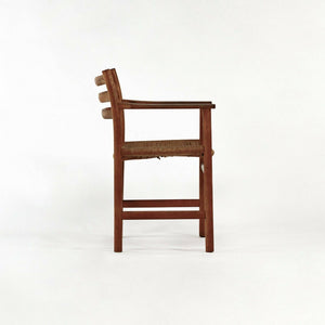 1960s Model 351 Dining Arm Chair by Poul Volther for Soro Stolefabrik of Denmark